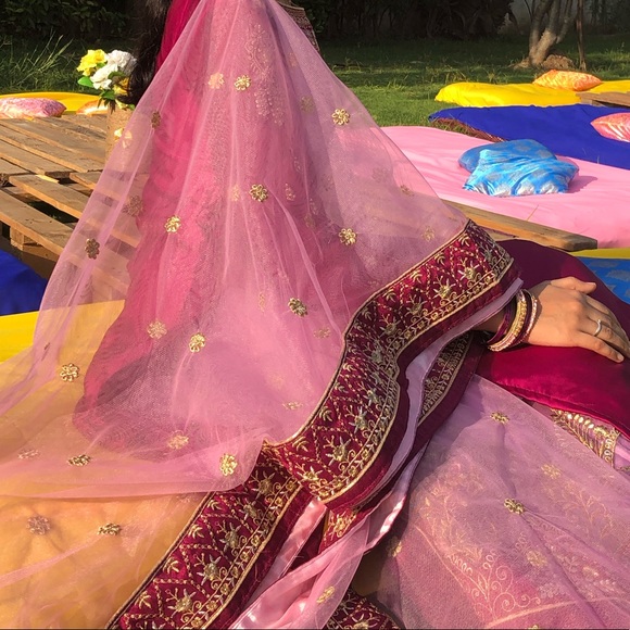 Purple Indian/Pakistani Dress. - Picture 4 of 8